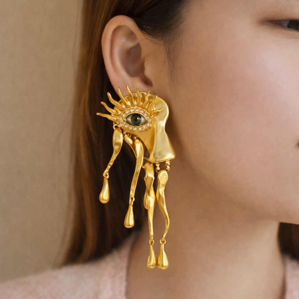 The Gilded Gaze Earrings